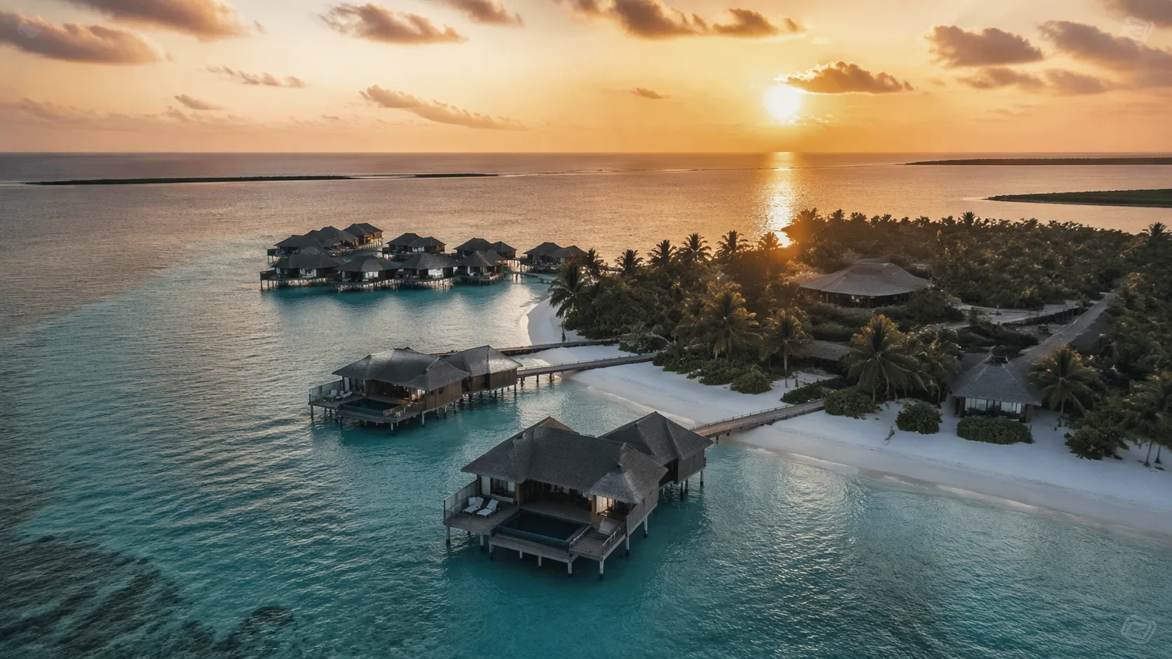 Maldives overwater resort, Bali furniture delivery to the Indian Ocean